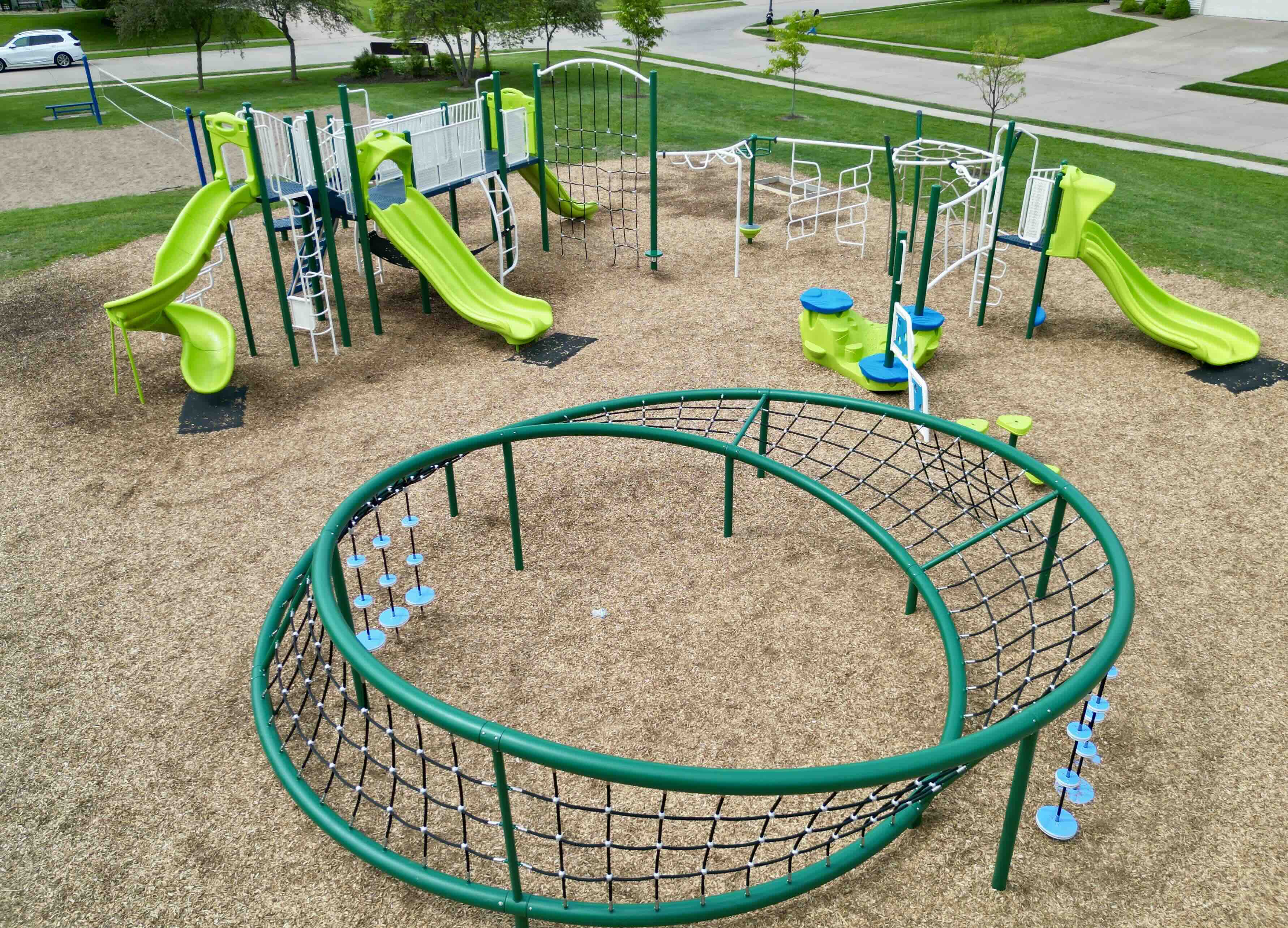 NDS Inclusive Playground with Ziplines